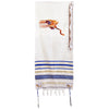 Gebedssjaal " Shofar " Blauw ( 163 cm x 59 cm )