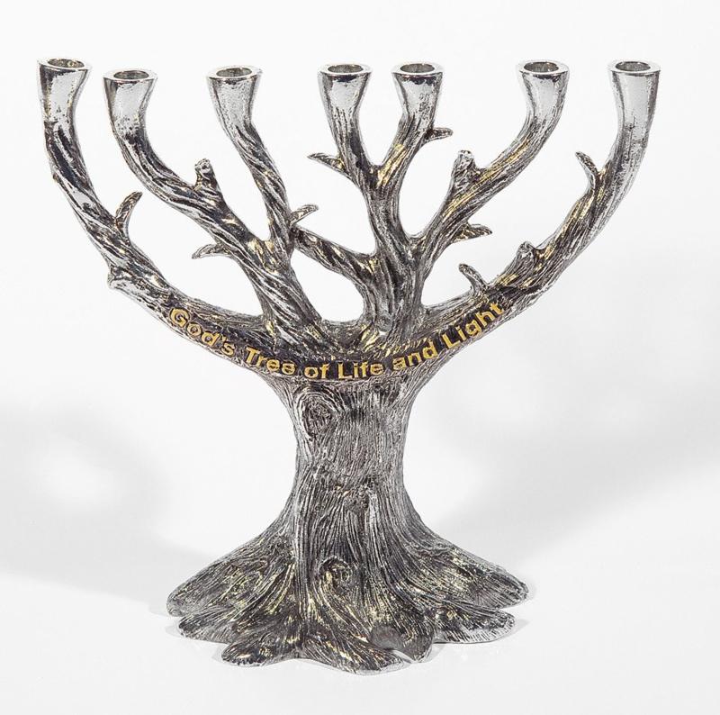Menorah : God's Tree Of Life And Light (zevenarmige kandelaar)