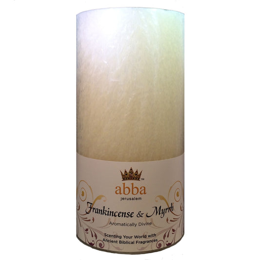 Geurkaars: Frankincense & Myrrh 3x6 (7.5x15 cm)