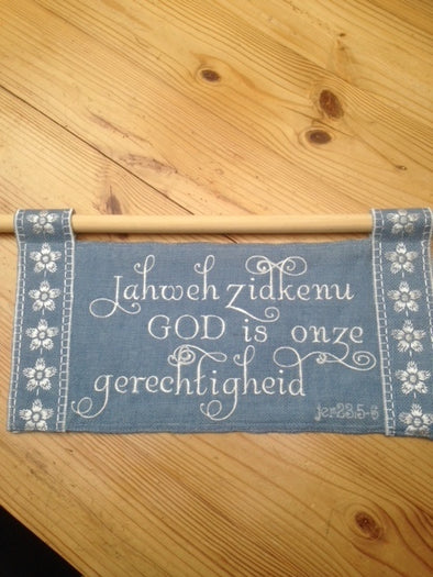 Banner "Gerechtigheid"